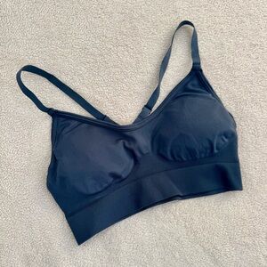 Gymshark Sweat Seamless Sports Bra 2.0 - Titanium Blue Xs